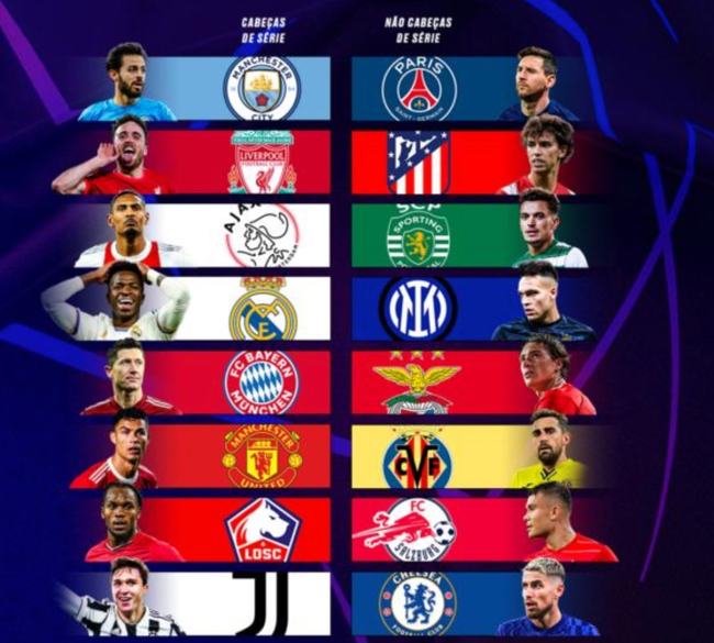 看看谁回来了！今日欧冠对阵闪耀，罗伊斯重返多特主场